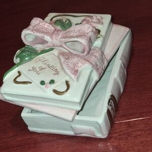 Vintage Poety Trinket Box